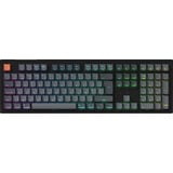 Keychron K10 Max, toetsenbord Zwart/grijs, BE Lay-out, Keychron Super Banana, RGB leds, Hot-swappable, Bluetooth, 2.4GHz