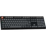 Keychron K10 Max, toetsenbord Zwart/grijs, BE Lay-out, Keychron Super Banana, RGB leds, Hot-swappable, Bluetooth, 2.4GHz