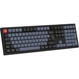 Keychron V6 Max-D1Z QMK, toetsenbord Zwart, BE Lay-out, Gateron Jupiter Red, RGB leds, Hot-swappable, Bluetooth, 2.4GHz