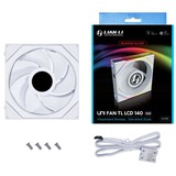 Lian Li UNI FAN TL 140 LCD Reverse RGB case fan Wit, 140 x 144 x 28 mm