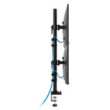 Neomounts DS60-600BL2V Monitorarm voor twee schermen 10-32" Zwart