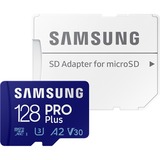 Samsung PRO Plus 128 GB microSDXC (2023)  geheugenkaart UHS-I U3, Class 10, V30, A2