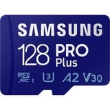 Samsung PRO Plus 128 GB microSDXC (2023)  geheugenkaart UHS-I U3, Class 10, V30, A2