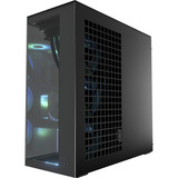 ARCTIC Xtender VG (Mirror Black) midi tower behuizing Zwart | 2x USB-A | 1x USB-C | RGB | Tempered Glass