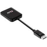 Club 3D DisplayPort 1.4 naar 2x HDMI hub Zwart