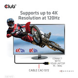Club 3D Gecertificeerde Ultra High Speed HDMI 2.1 kabel Zwart, 2 meter, 8K