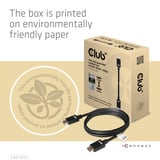 Club 3D Ultra High Speed HDMI 2.1 gecertificeerde kabel male-male Zwart, 2 meter, 4K 120Hz, 8K 60Hz, 48Gbps