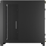 Corsair FRAME 4000X RS midi tower behuizing Zwart | 2x USB-A | 1x USB-C | RGB | Tempered Glass