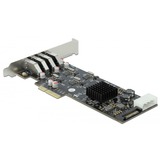 DeLOCK PCIe x4 > 4x externe USB-A 3.2 Gen 1 usb-controller 