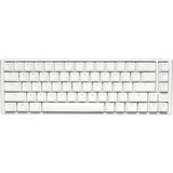 Ducky One 3 SF White, gaming toetsenbord Wit/zilver, BE Lay-out, Cherry MX RGB Red, RGB leds, 65%, ABS