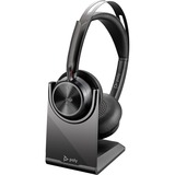 HP Poly Voyager Focus 2-M USB-C - Teams Certified on-ear headset Zwart, Incl. oplaadstatief