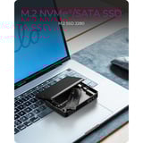 ICY BOX IB-CR601M-C31 externe behuizing Zwart