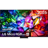 LG Micro RGB evo AI 100" Ultra HD Led-tv Zwart, 4x HDMI, 2x USB, Bluetooth, LAN, WLAN, CI+, HDR10