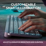 Logitech MX Keys S Advanced Wireless Illuminated Keyboard, toetsenbord Wit, US-International