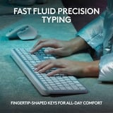 Logitech MX Keys S Advanced toetsenbord Wit, US-International lay-out (QWERTY)