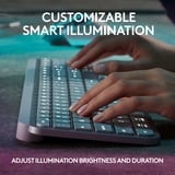 Logitech MX Keys S Advanced toetsenbord Wit, US-International lay-out (QWERTY)