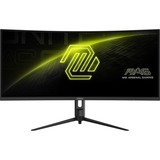 MSI MAG 342CQR E2 34" Curved UltraWide gaming monitor Zwart, 2x HDMI, DisplayPort, AMD Free-Sync, 180 Hz