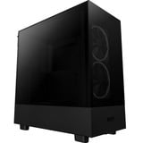 NZXT H5 Elite All Black midi tower behuizing Zwart | 1x USB-A | 1x USB-C | RGB | Tempered Glass