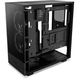 NZXT H5 Elite All Black midi tower behuizing Zwart | 1x USB-A | 1x USB-C | RGB | Tempered Glass