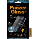 PanzerGlass Camslider screen protector iPhone 12 Pro Max screenprotector Transparant/zwart