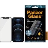 PanzerGlass Camslider screen protector iPhone 12 Pro Max screenprotector Transparant/zwart