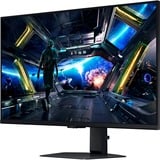 Samsung Odyssey G7 G70D 27" 4K UHD gaming monitor Zwart, 2x HMDI, DisplayPort, 2x USB-A, USB-B, RJ-45, 144 Hz