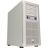 SilverStone FLP02 midi tower behuizing Beige | 2x USB-A | 1x USB-C