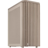 ASUS ASUS PROART PA401 WOOD MESH PWM BEIGE midi tower behuizing Beige | 2x USB-A | 1x USB-C | Window