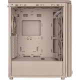 ASUS ASUS PROART PA401 WOOD MESH PWM BEIGE midi tower behuizing Beige | 2x USB-A | 1x USB-C | Window