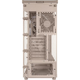 ASUS ASUS PROART PA401 WOOD MESH PWM BEIGE midi tower behuizing Beige | 2x USB-A | 1x USB-C | Window