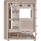 ASUS ProArt PA401 Wood Edition - Mesh Panel midi tower behuizing Beige | 2x USB-A | 1x USB-C | Window