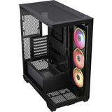 Corsair 3500X RS-R ARGB midi tower behuizing Zwart | 2x USB-A | 1x USB-C | RGB | Tempered Glass