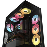 Corsair 3500X RS-R ARGB midi tower behuizing Zwart | 2x USB-A | 1x USB-C | RGB | Tempered Glass