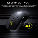 Corsair SABRE v2 PRO ULTRALIGHT gaming muis Zwart, 100 - 33.000 dpi, 2,4 GHz / USB 2.0
