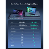 Govee AI Sync Box Kit 2 voor 27-34 inch scherm verlichting Zwart, Bluetooth, Wi-Fi