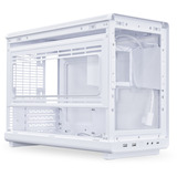 Lian Li A3-mATX White (Wood Edition) midi tower behuizing Wit/houtkleur | 2x USB-A | 1x USB-C