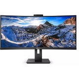 Philips Brilliance 346P1CRH/00 34" UltraWide monitor Zwart, 1x HDMI, 1x DisplayPort, USB-C, 100Hz