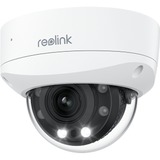 Reolink P437, 4K/8MP vandalismebestendige PoE beveiligingscamera Wit, Kleuren nachtzicht