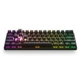 SteelSeries Apex Pro Mini Wireless RGB mechanisch gaming toetsenbord Zwart, US lay-out (QWERTY), SteelSeries OmniPoint 2.0, 60%, Double-shot PBT