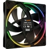 be quiet! Light Wings PWM 120 mm Triple Pack case fan Zwart, 3 stuks, 4-pin PWM fan-connector