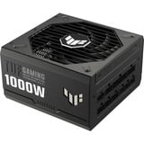 ASUS TUF Gaming 1000W Gold voeding  Zwart, 4x PCIe, Full kabelmanagement, 1x 12VHPWR