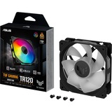 ASUS TUF Gaming TR120 ARGB Reverse fan case fan Zwart/transparant