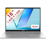 ASUS Vivobook S16 (S3607AA-SH016W) 16"  Copilot+ laptop Zilver | Core Ultra 7 355 | Intel Graphics | 32 GB | 1 TB SSD