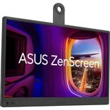 ASUS ZenScreen MB169CK 15.6" monitor Zwart, 1x Mini HDMI, 2x USB-C