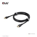Club 3D Gecertificeerde DisplayPort 2.1 kabel Zwart, 3 meter, 8K