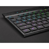 Corsair K100 AIR Wireless RGB, gaming toetsenbord Zwart, US lay-out, Cherry MX-Technologie, RGB leds