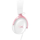 HyperX Cloud III over-ear gaming headset Wit/roze, Pc, PS5, PS4, Xbox Series X|S, Xbox One, Nintendo Switch