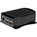 Joy-IT Aluminium behuizing met fan voor Raspberry Pi 5 Zwart