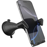 Just in Case Universal Premium - Suction Cup Carmount smartphonehouder Zwart