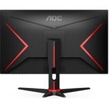 AOC 27G2SPAE/BK 27" gaming monitor Zwart/rood, 165 Hz, HDMI, DisplayPort, Freesync